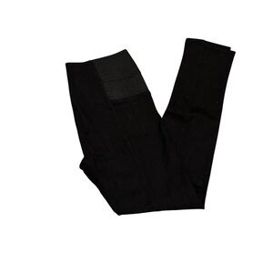 Zara Basic Black Cropped Pants/Leggings